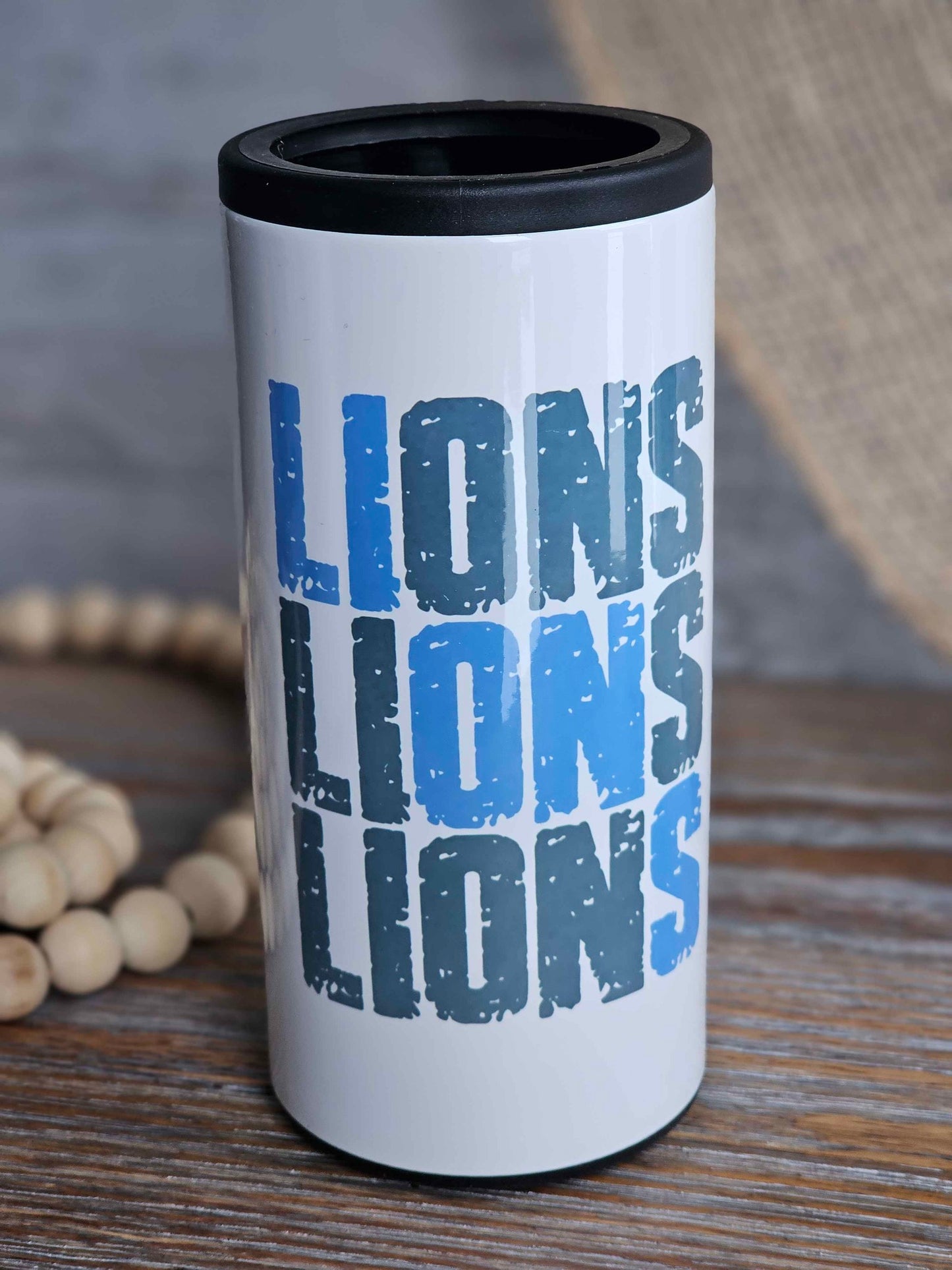 Lions Lions Lions Skinny Can Cooler