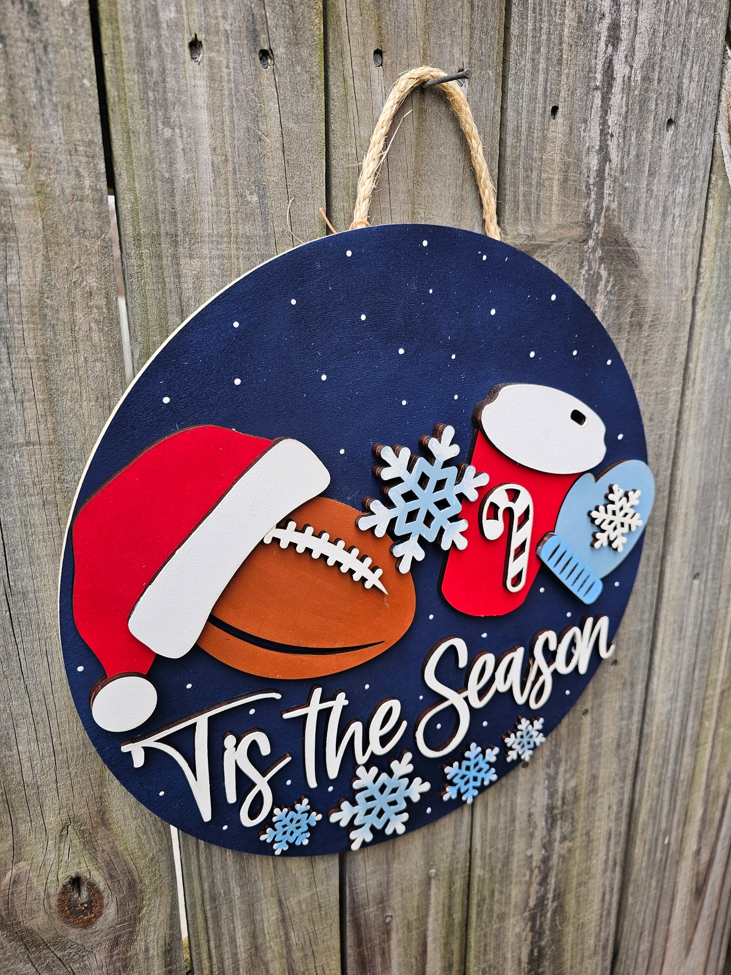 Tis the Season Christmas Door Sign