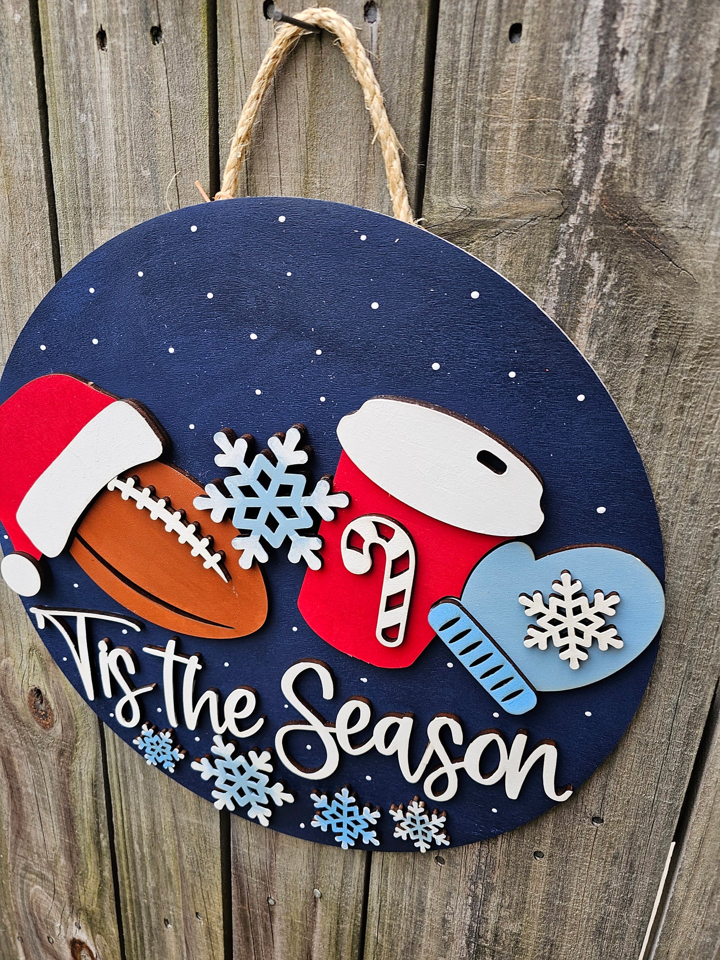 Tis the Season Christmas Door Sign