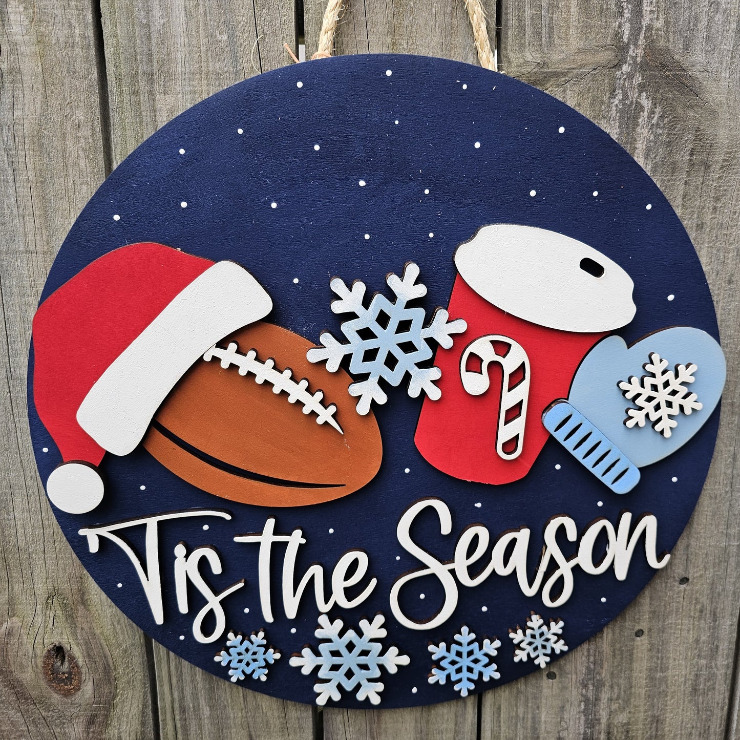 Tis the Season Christmas Door Sign