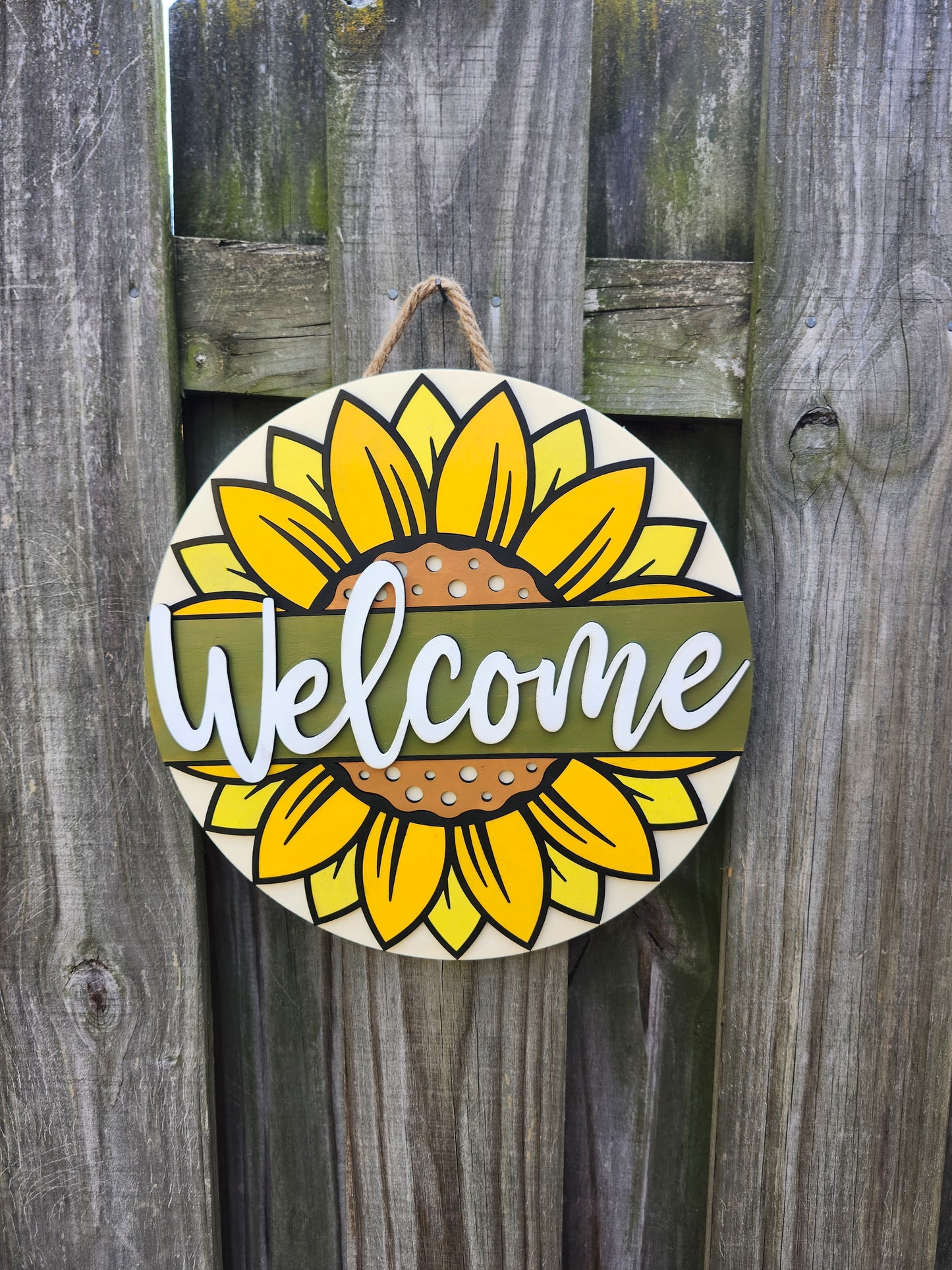 Welcome Door Hanging Sign