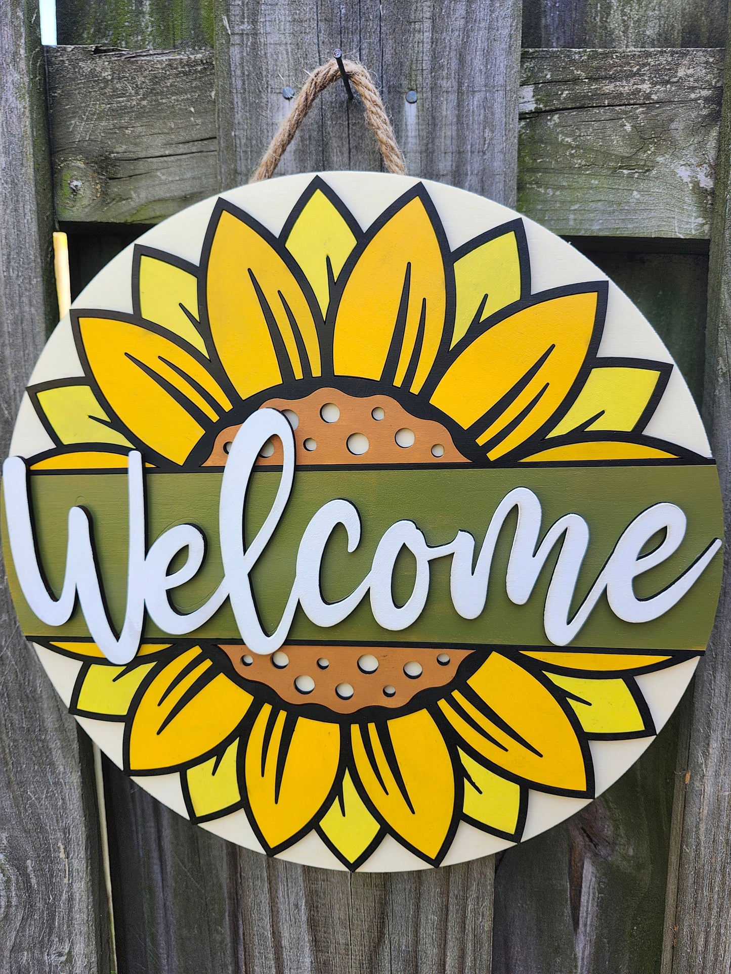 Welcome Door Hanging Sign