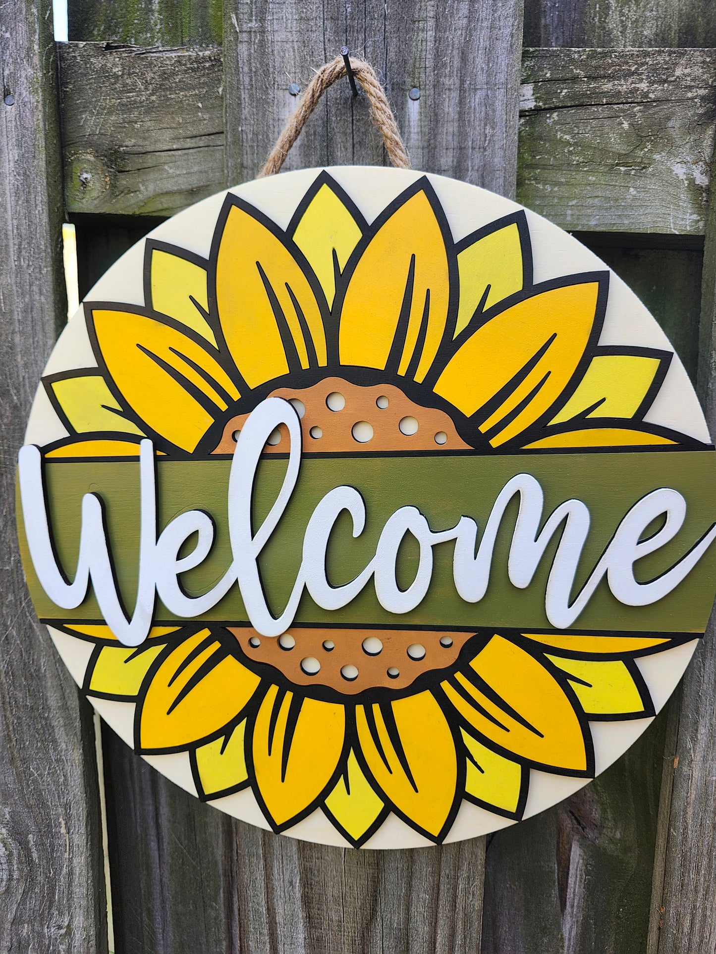 Welcome Door Hanging Sign