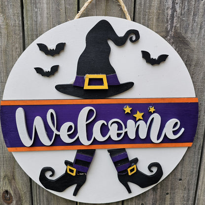 Welcome Witch Door Sign