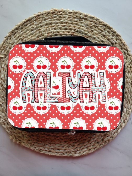 Cherry Personalized Lunch Bag