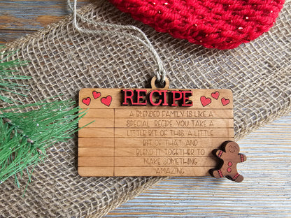 Blended Family Recipe Ornament
