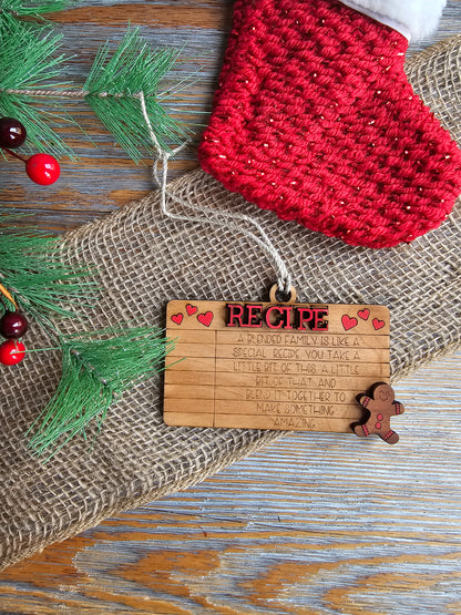Blended Family Recipe Ornament