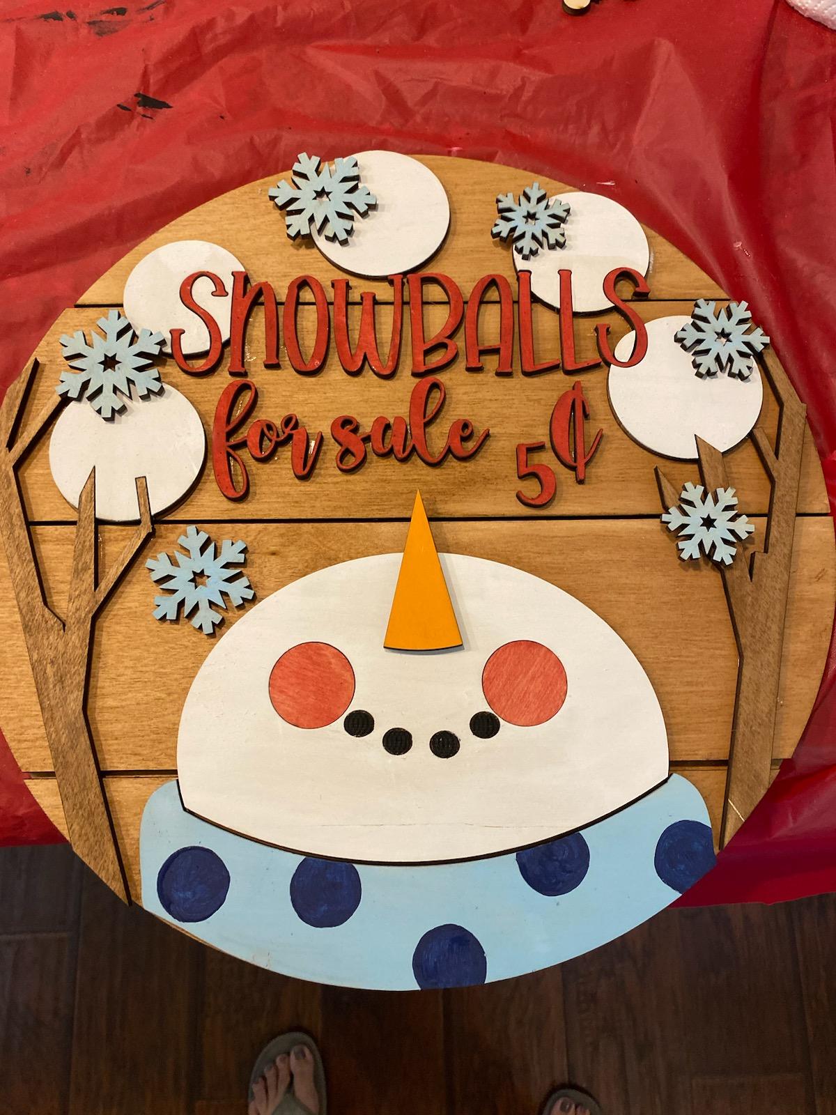 Winter Themed Door Signs