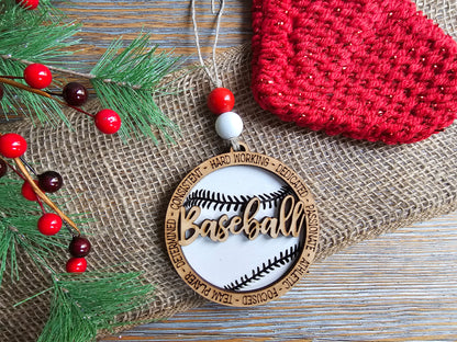 Baseball Ornament