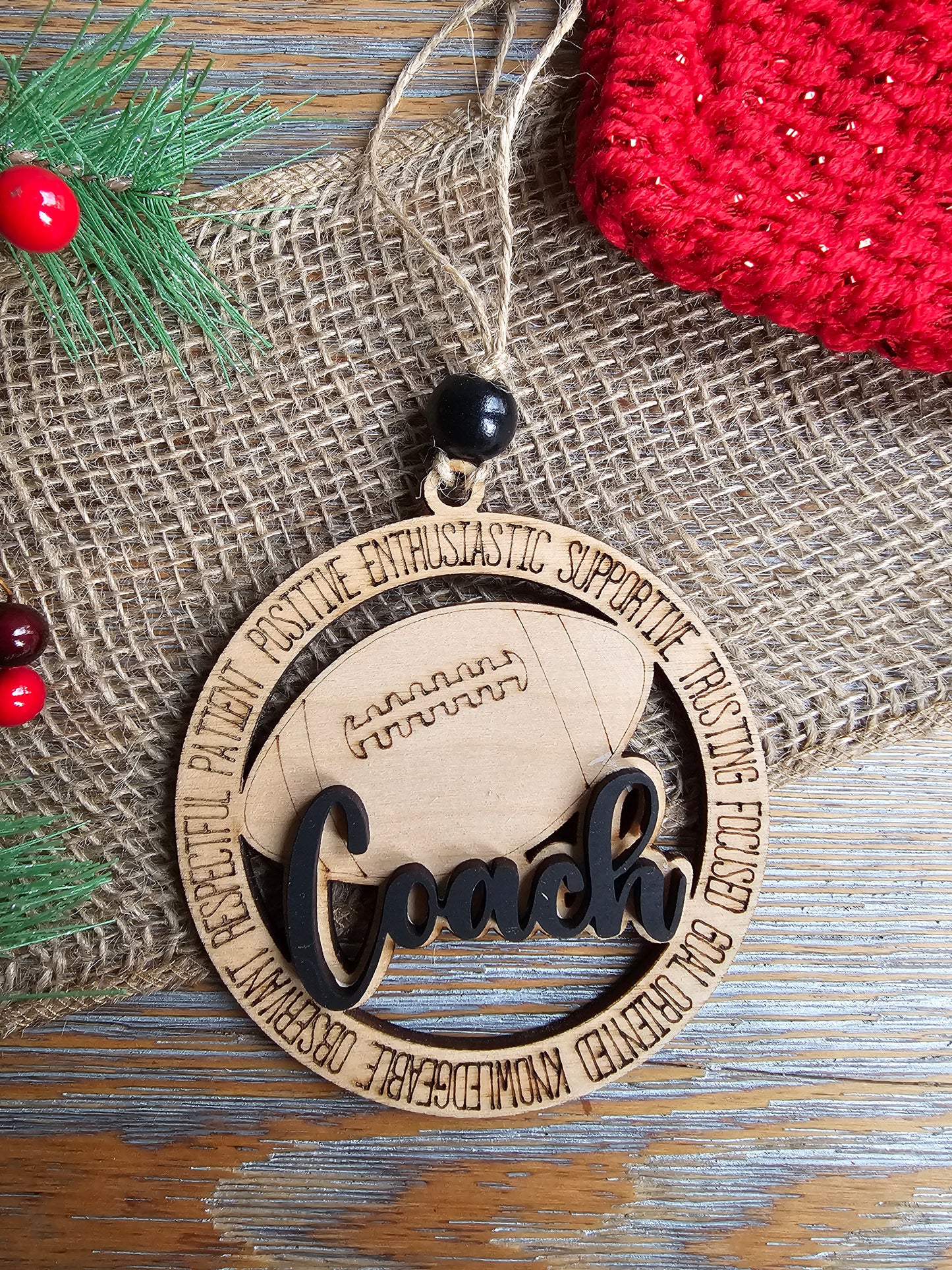 Football Coach Ornament