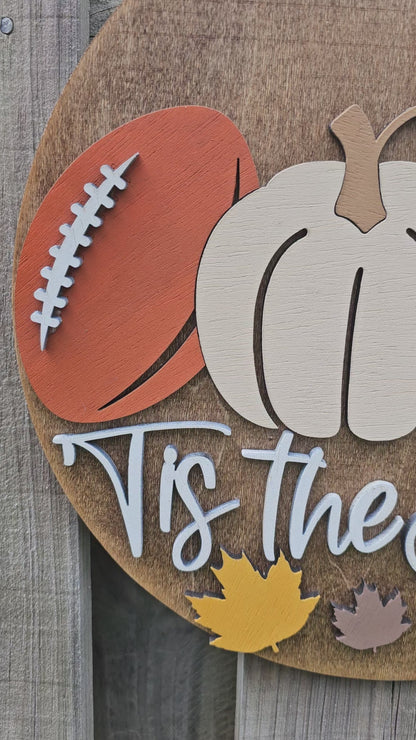 Tis the Season Fall Door Sign