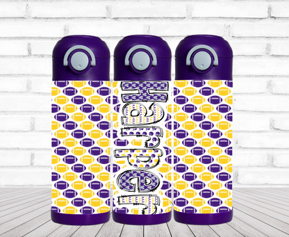 Choose Your Colors Football Personalized Water Bottle (Copy)