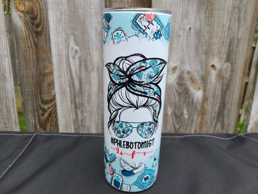 Phlebotomist Life Skinny Tumbler