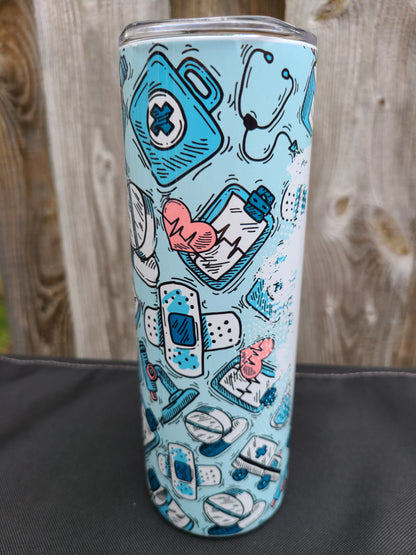 Phlebotomist Life Skinny Tumbler