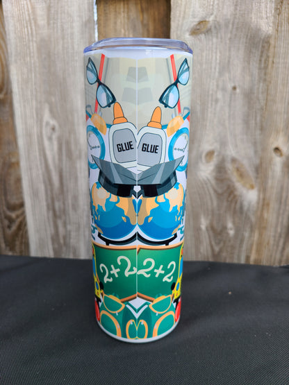 Personalized Teacher 20 oz Skinny Tumbler