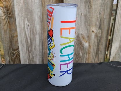 Teacher 20 oz Skinny Tumbler