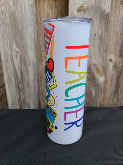 Teacher 20 oz Skinny Tumbler