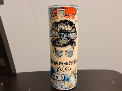 Pharmacy Life Skinny Tumbler