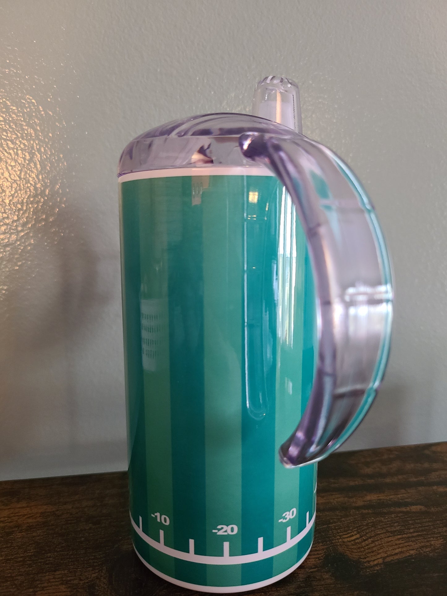 Football Personalized Sippy Cup with Bonus Lid