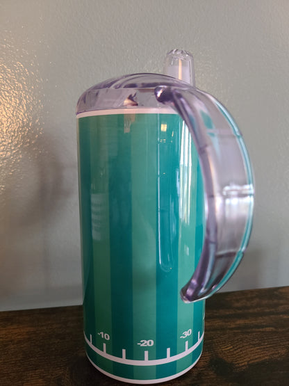Football Personalized Sippy Cup with Bonus Lid