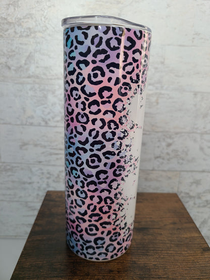 Blessed Grandma Leopard Print 20 oz Skinny Tumbler