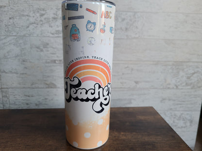 Teacher 20 oz Skinny Tumbler