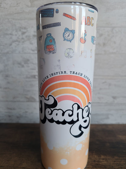 Teacher 20 oz Skinny Tumbler