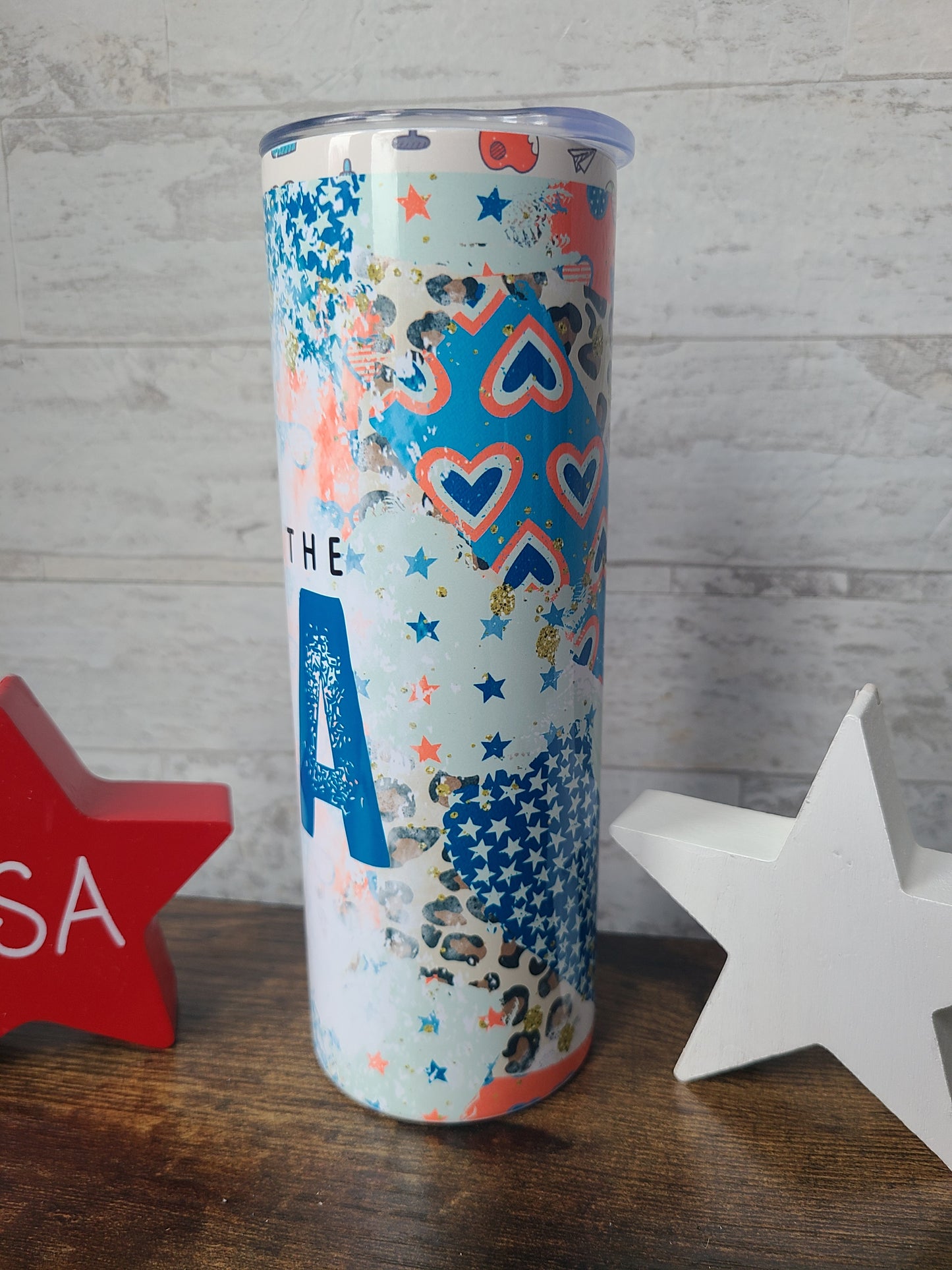 Party in the USA 20 oz Skinny Tumbler