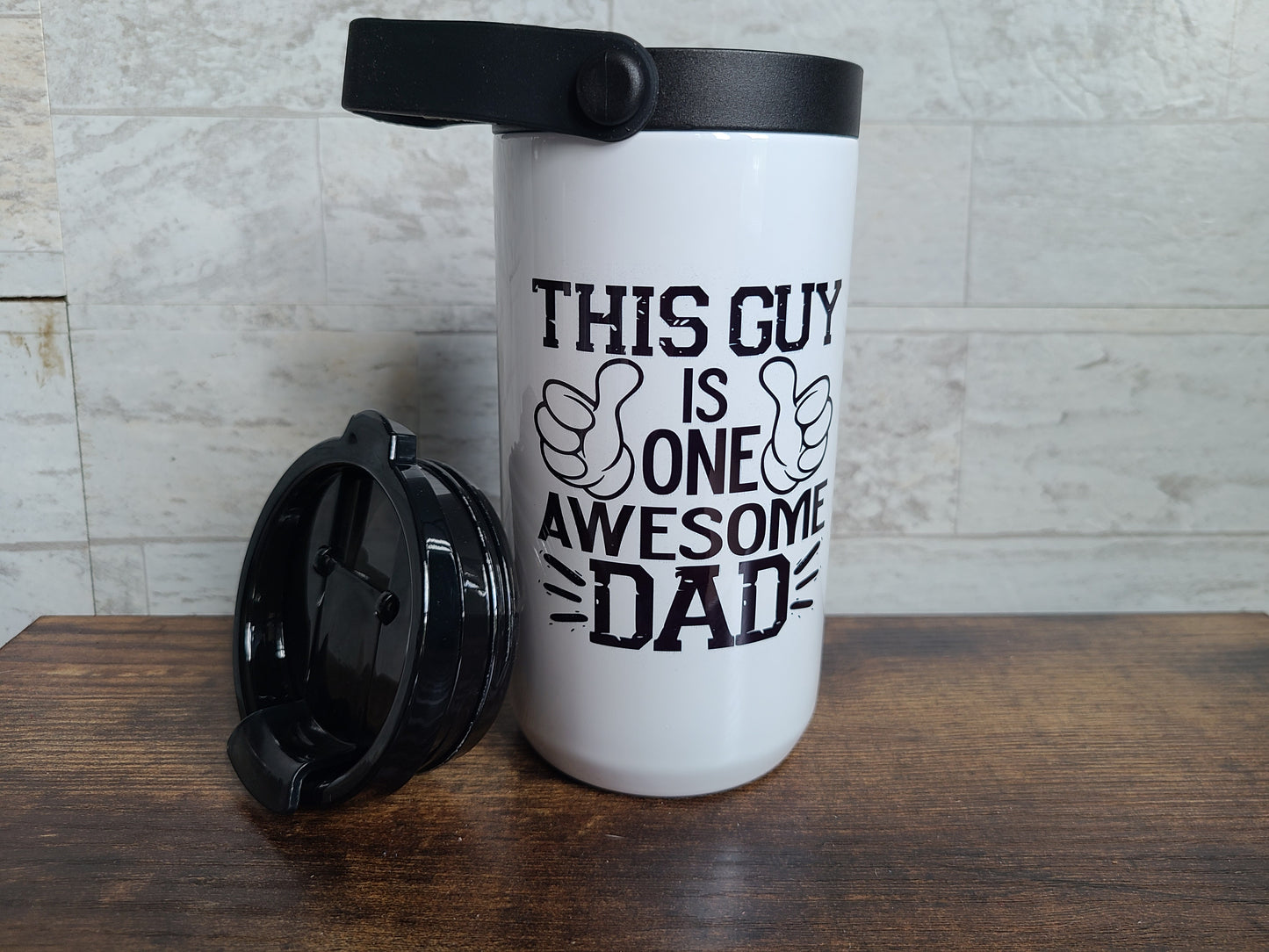 One Awesome Dad 4 in 1 Can Cooler
