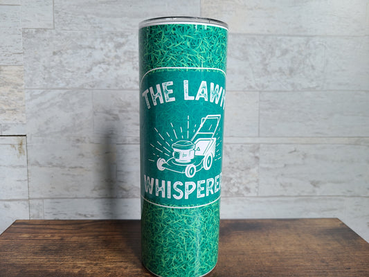 The Lawn Whisperer Skinny Tumbler
