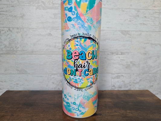 Beach Hair Don't Care Tumbler