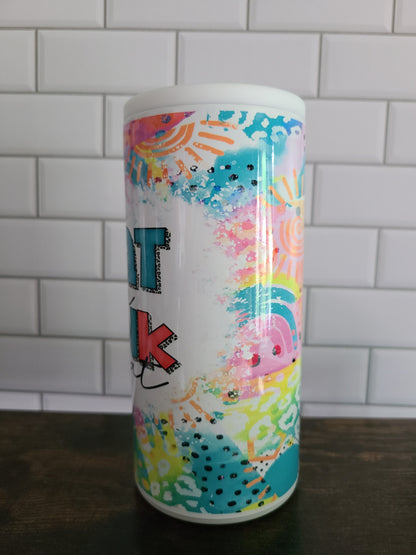Float Tan Drink Repeat Skinny Can Cooler