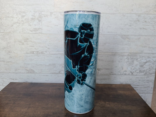 Hockey 20 oz Skinny Tumbler