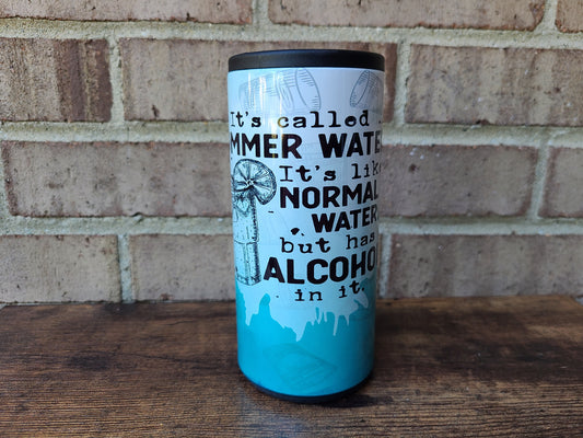 Summer Water with Alcohol Skinny Can Cooler