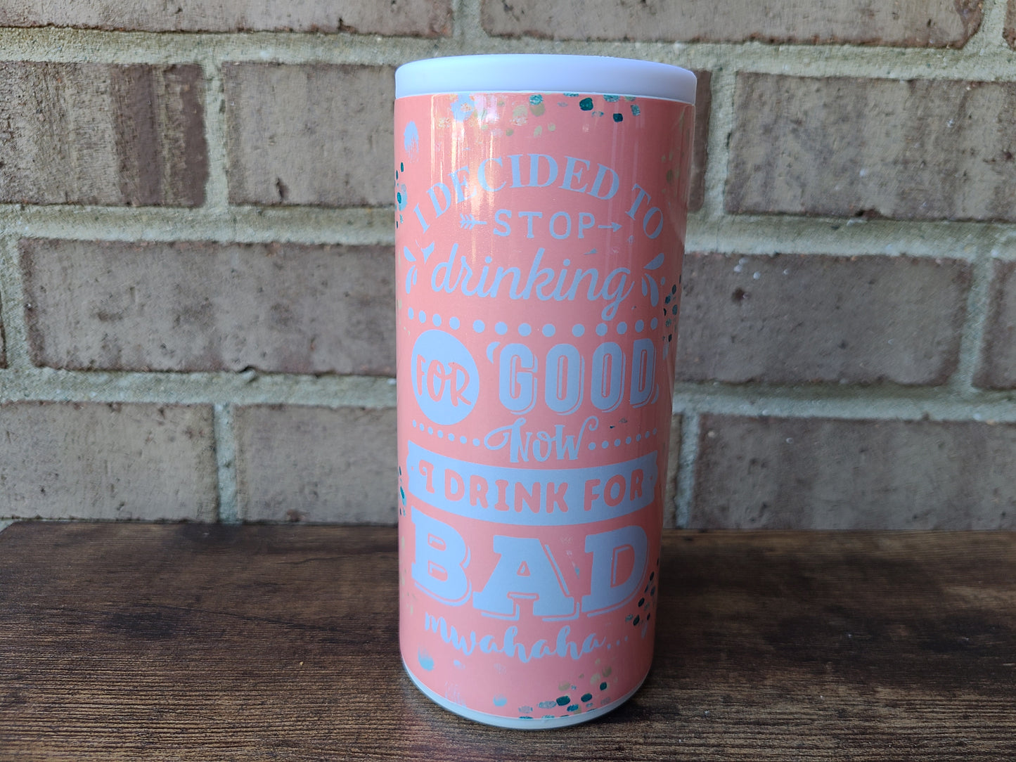 Giving Up Drinking Skinny Can Cooler