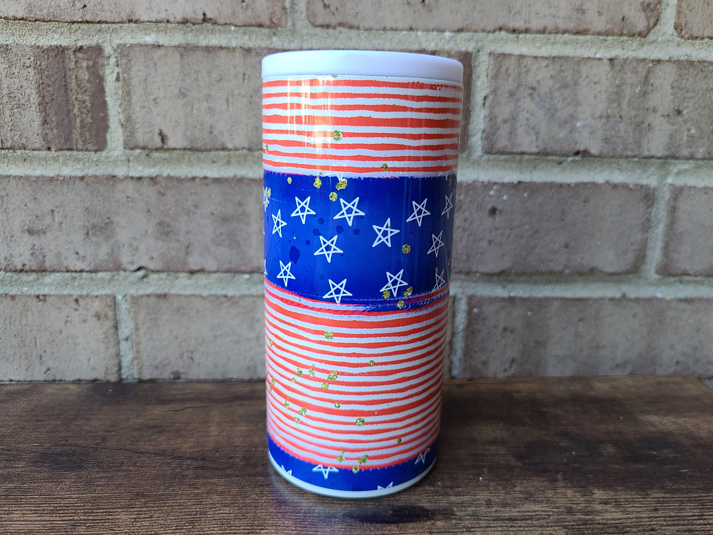Stars and Stripes Skinny Can Cooler