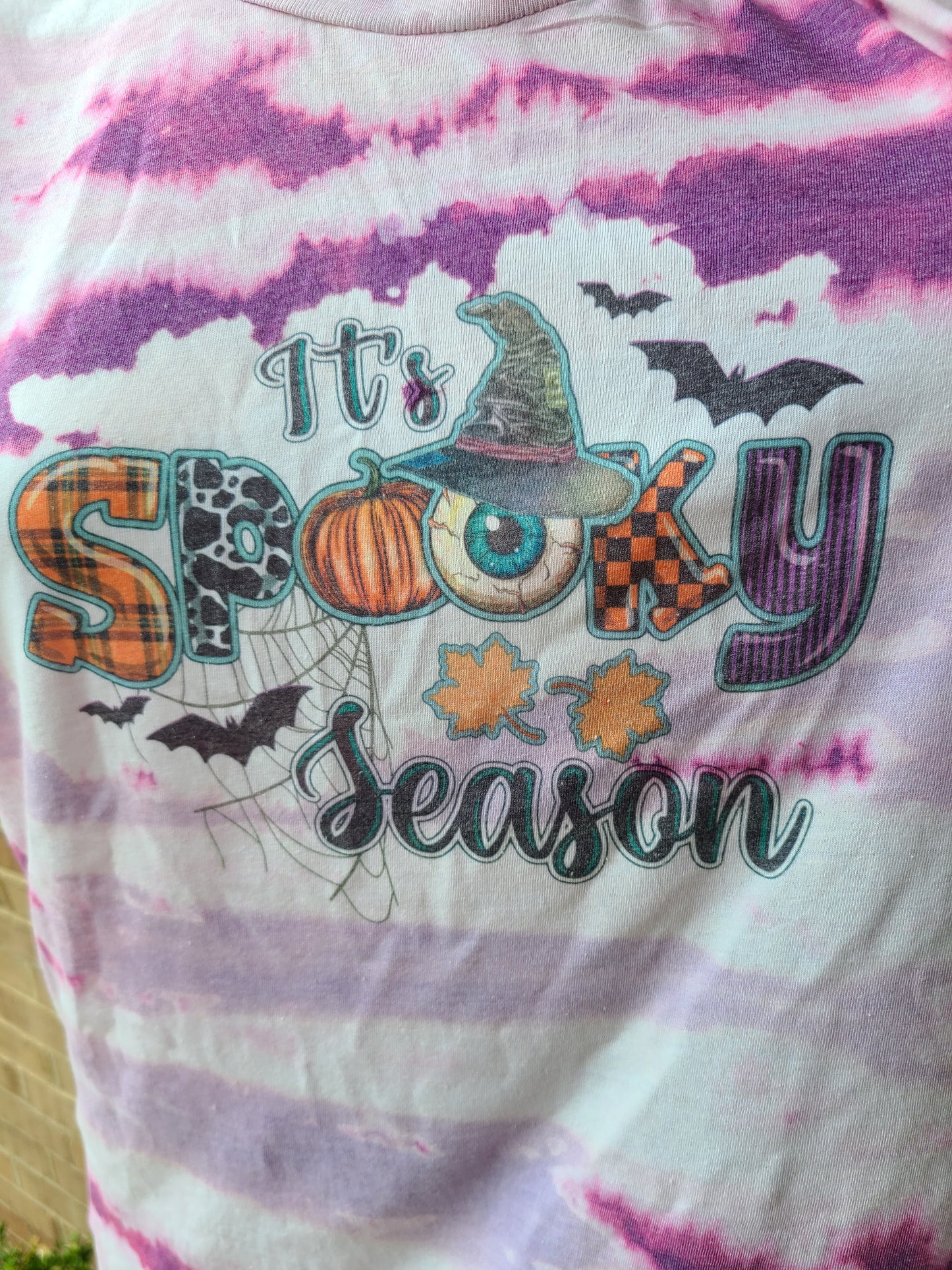 Spooky Season Bleached Tshirt