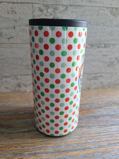 Christmas Skinny Can Cooler - It's the Most Wonderful Time for a Beer