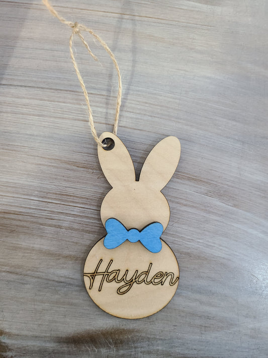 Easter Basket Tag Personalized