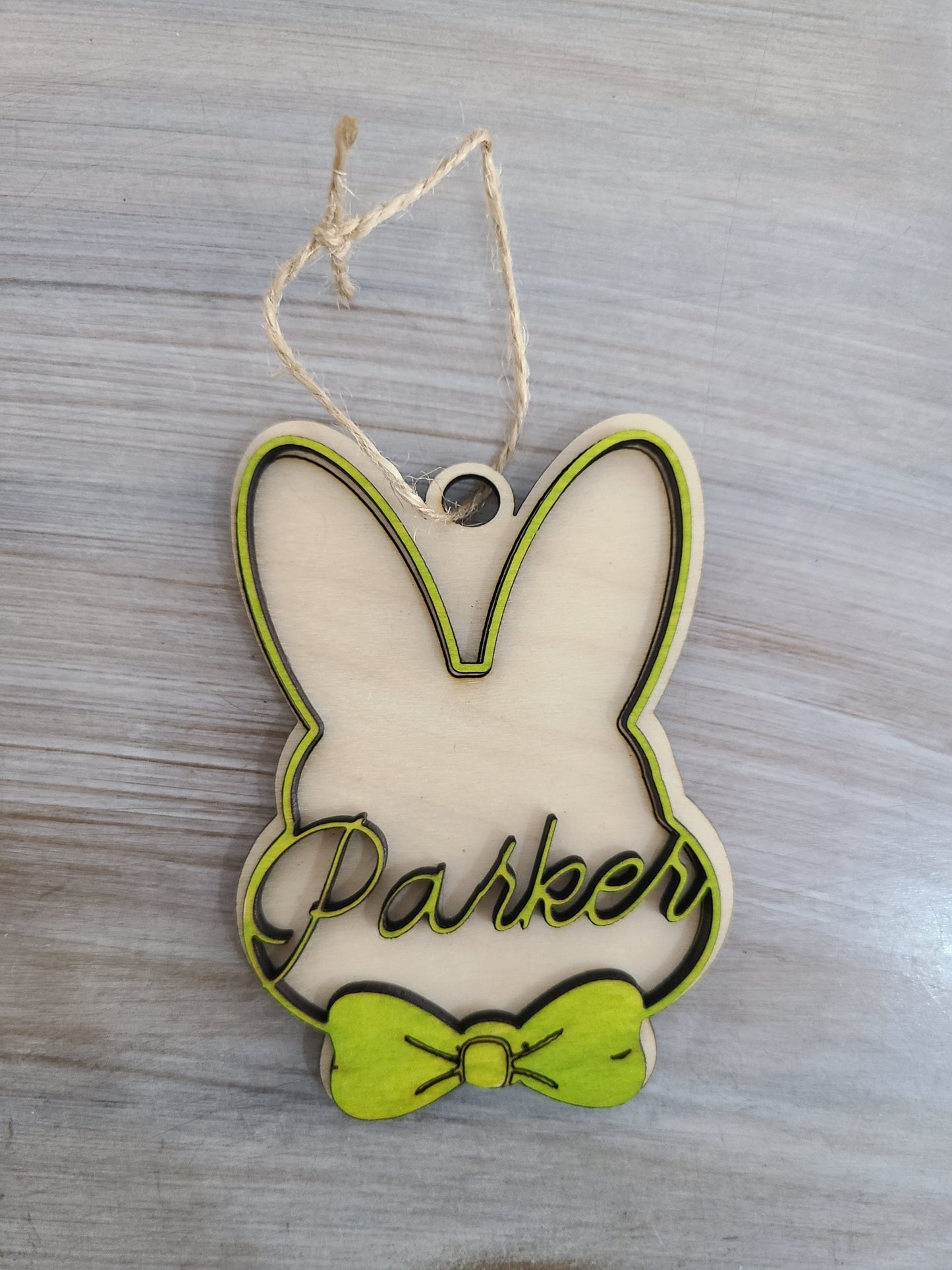 Easter Basket Tag Personalized