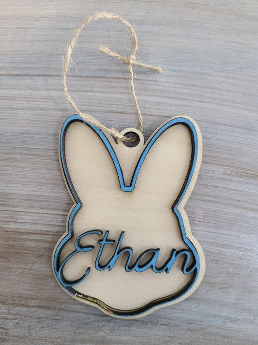 Easter Basket Tag Personalized