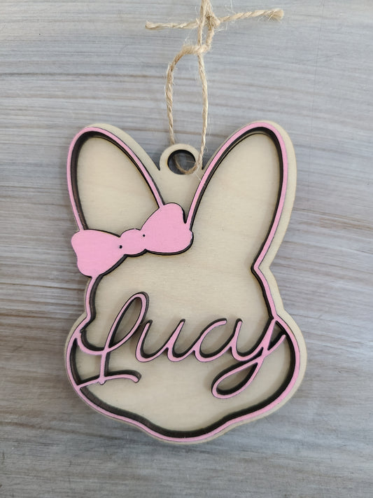Easter Basket Tag Personalized