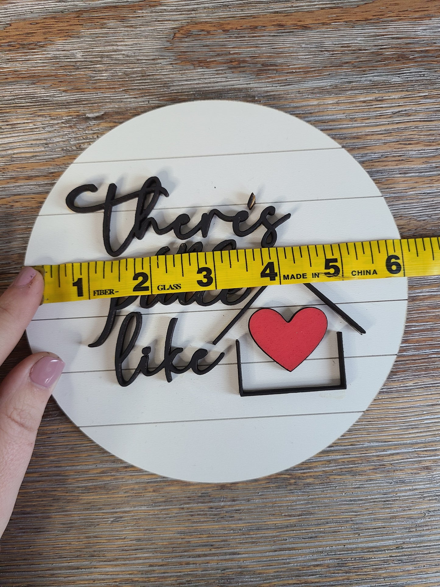 There's No Place Like Home Sign with or without Interchangeable Tabletop Sign Holder