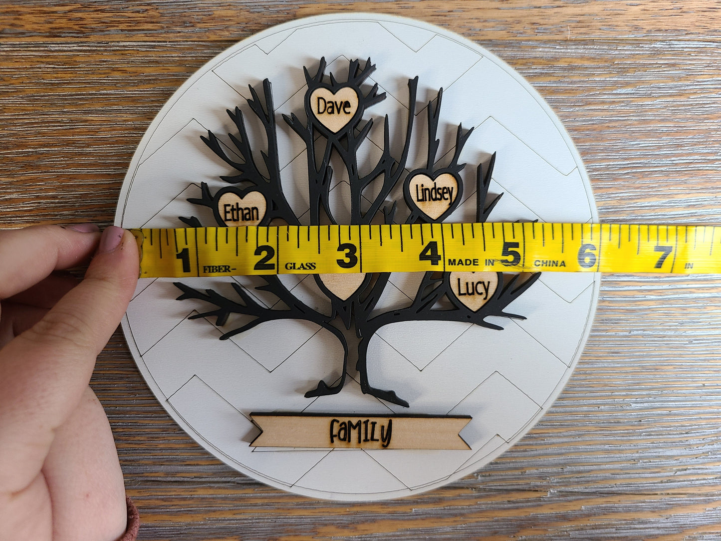 Family Tree Sign with or without Interchangeable Tabletop Sign Holder