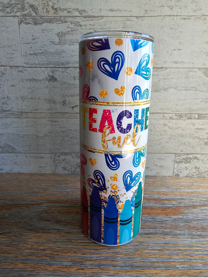 Teacher 20 oz Skinny Tumbler