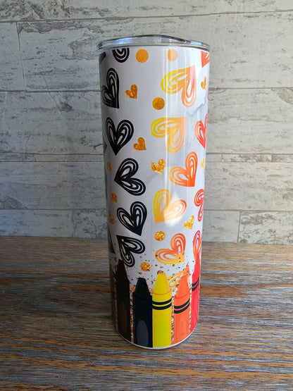 Teacher 20 oz Skinny Tumbler