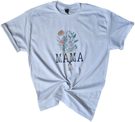 Birth Month Bouquet MAMA Tshirt