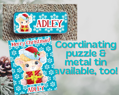 Baby Lamb Christmas Ornament Personalized