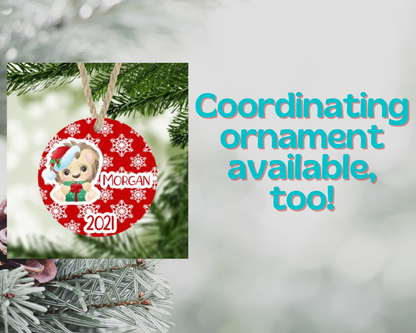 Christmas Lion Personalized Puzzle for Kids