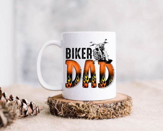 Biker Dad Ceramic Coffee Mug